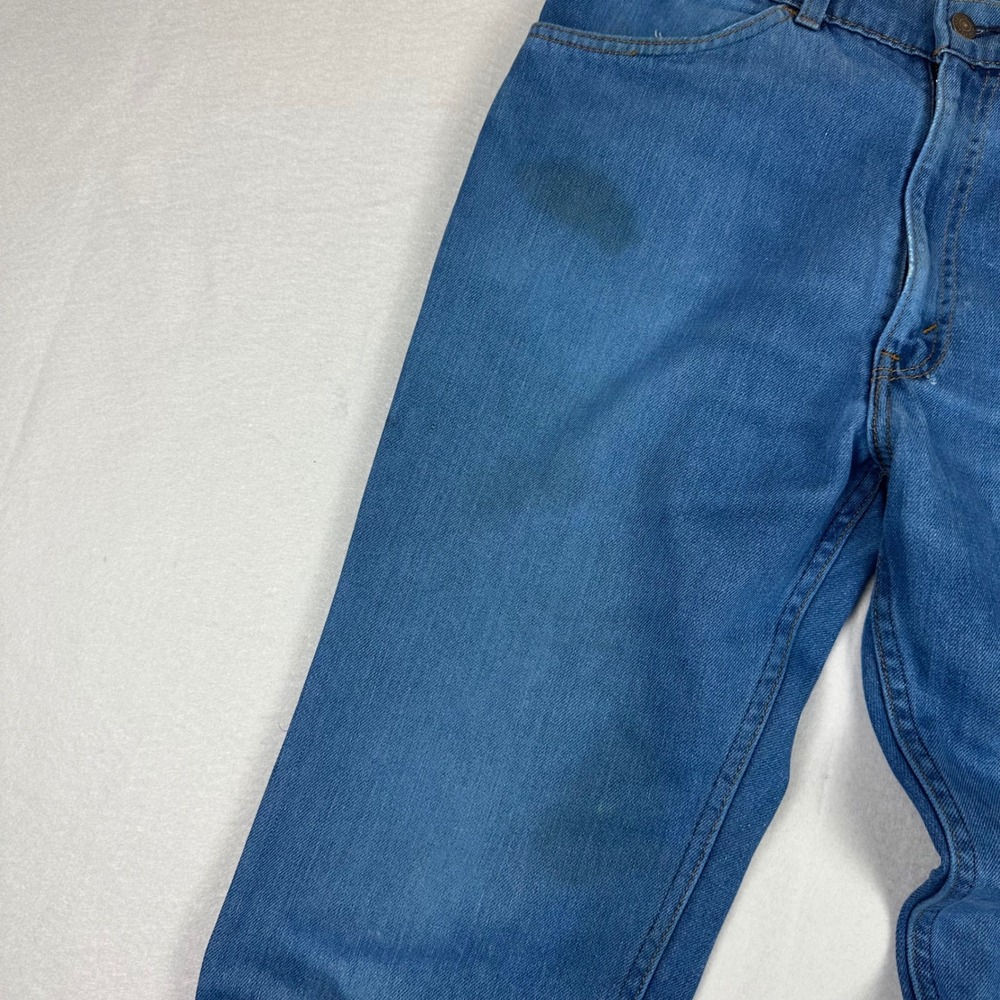 Vintage Levis Skosh More Comfort Orange Tab Jeans Size 33x31 - Picture 7 of 7